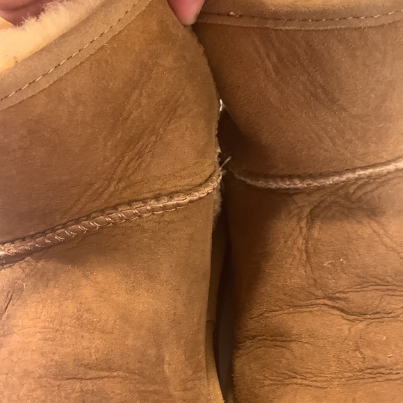 LL Bean item 297183 booties sz 6 chestnut color Australian sheepskin lined - Picture 12 of 13